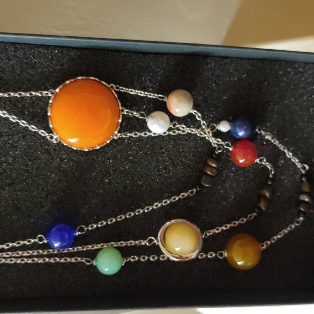 Solar Planets necklace - Picture 2 of 4